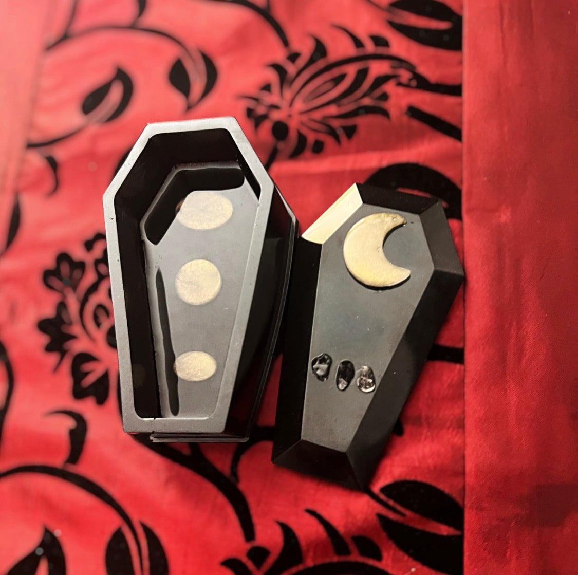 Luxury coffin jewelry box