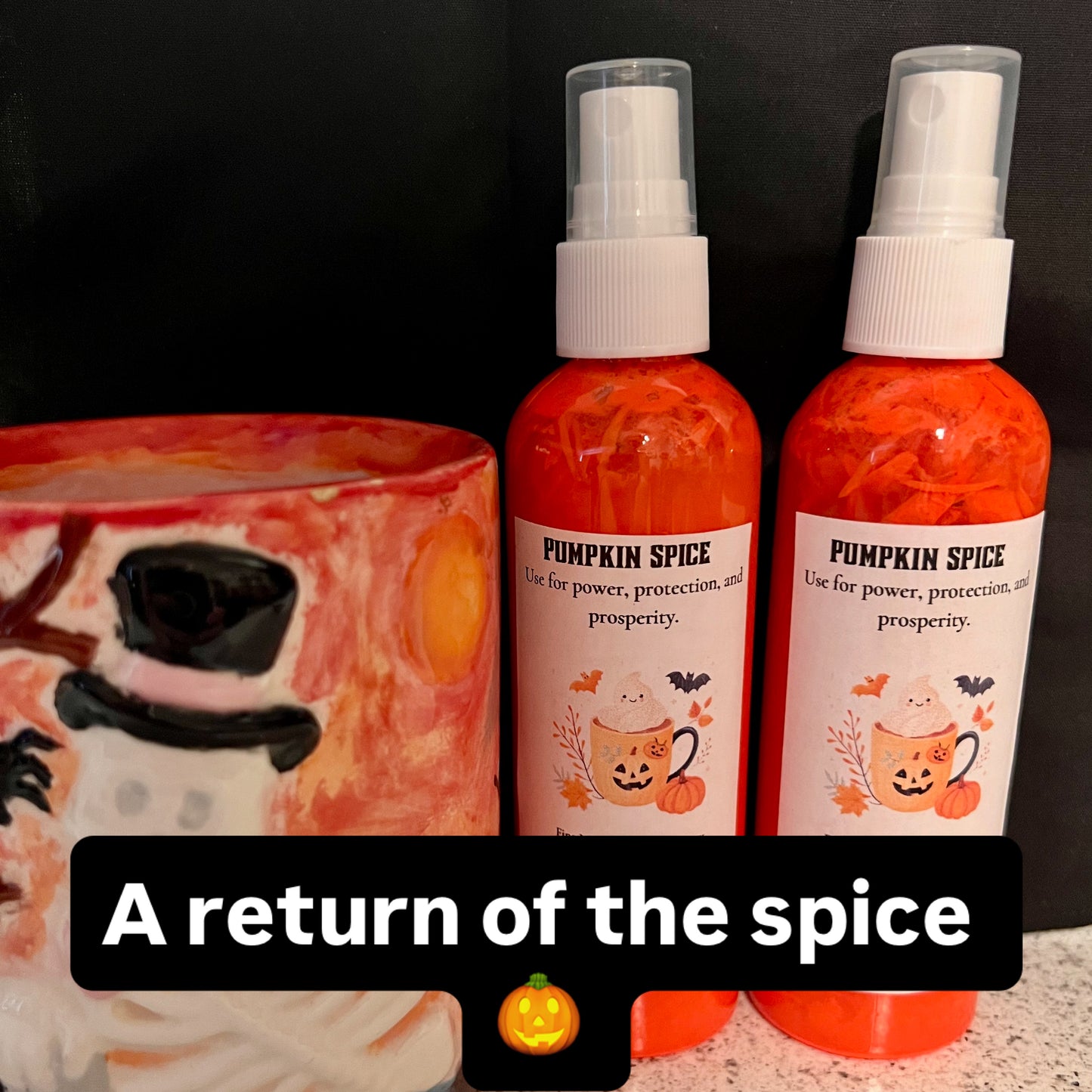 Pumpkin Spice Intention Sprays