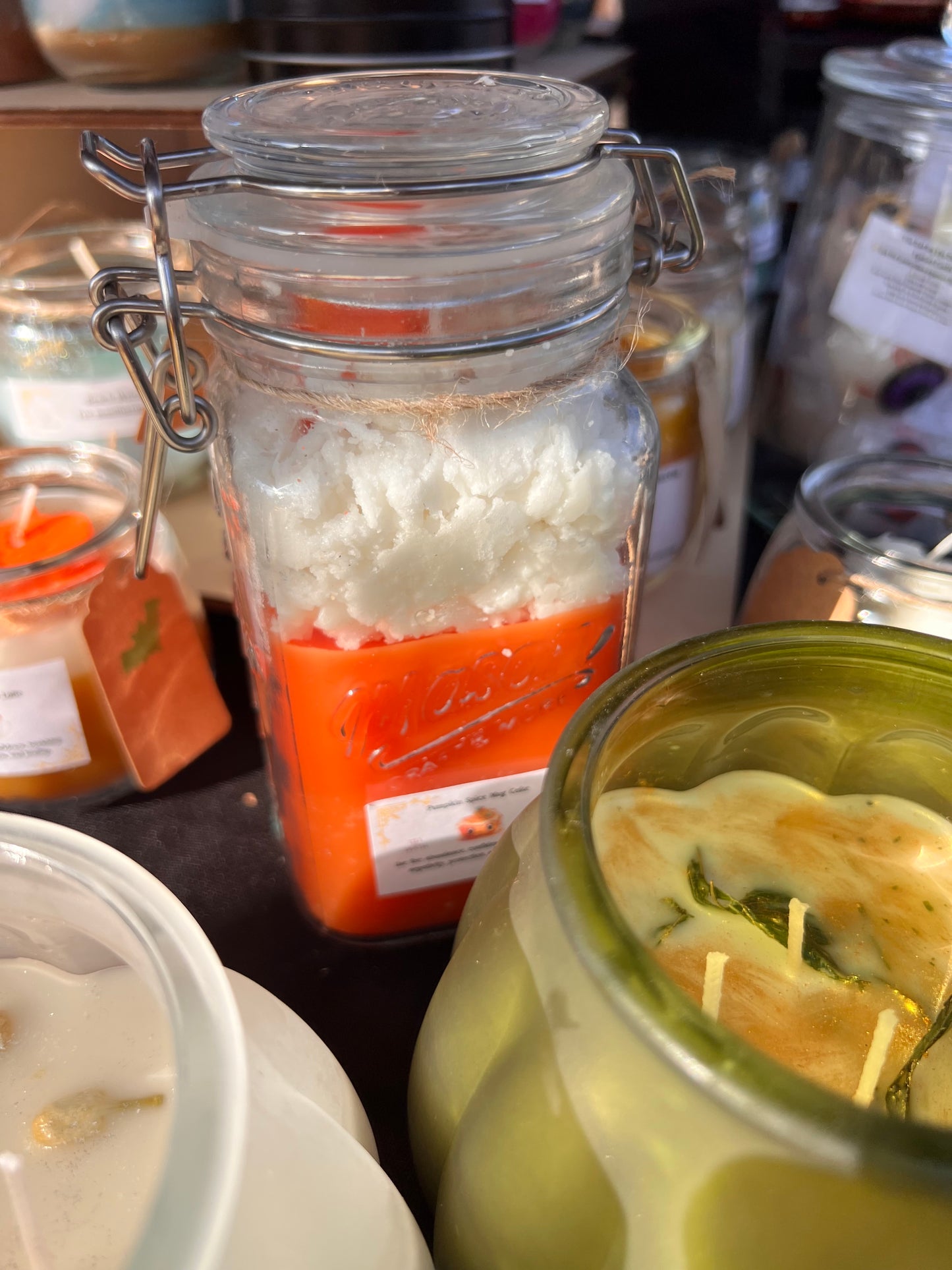 Pumpkin Mug Cake Candle