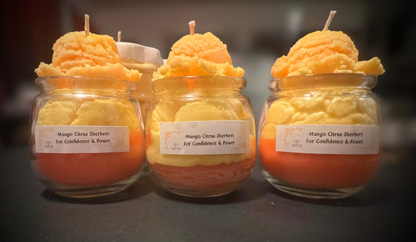 Ice cream candle