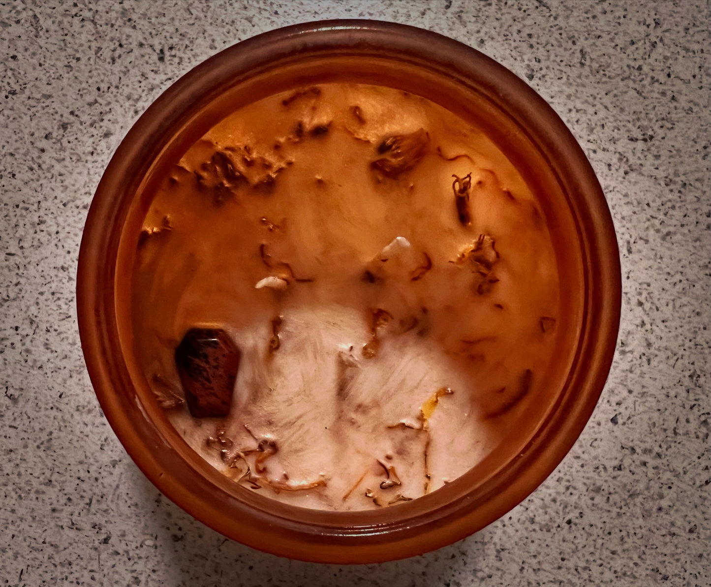 Pumpkin jar candles