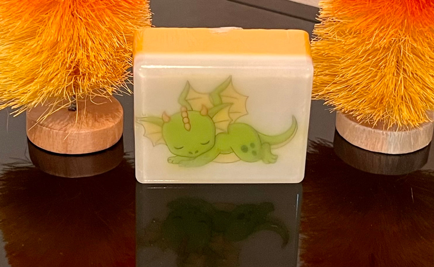 Sleeping dragon soap