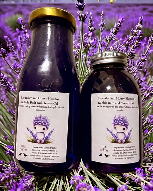 Lavender and Honey Blossom Bubble Bath and shower gel