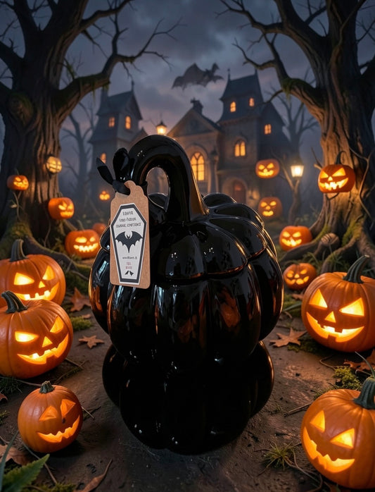 Vampyr Black Pumpkin Jar Candle