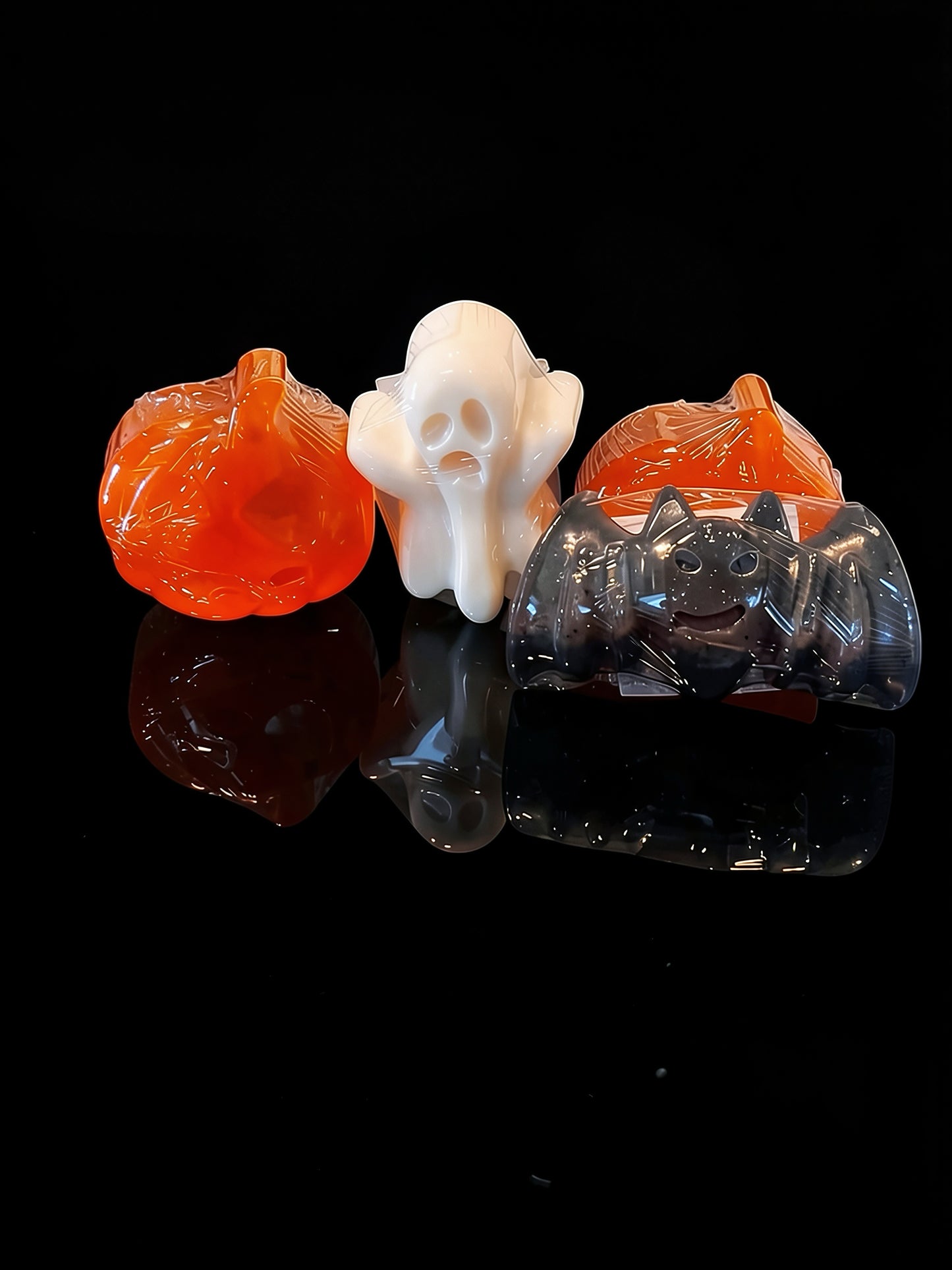 👻 Ghost, Pumpkin & Bat Soaps