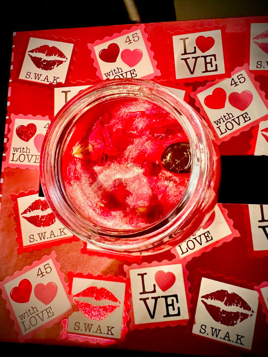 Valentines love candles