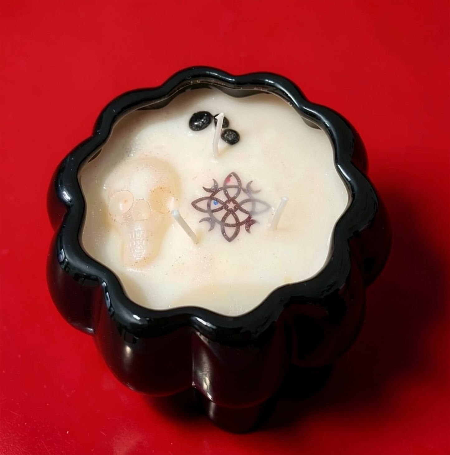 Protection Black Pumpkin Jar Candle