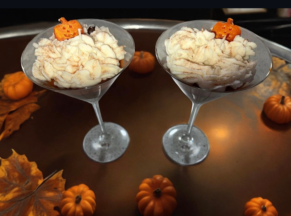 Pumpkin Spice Martini Candle