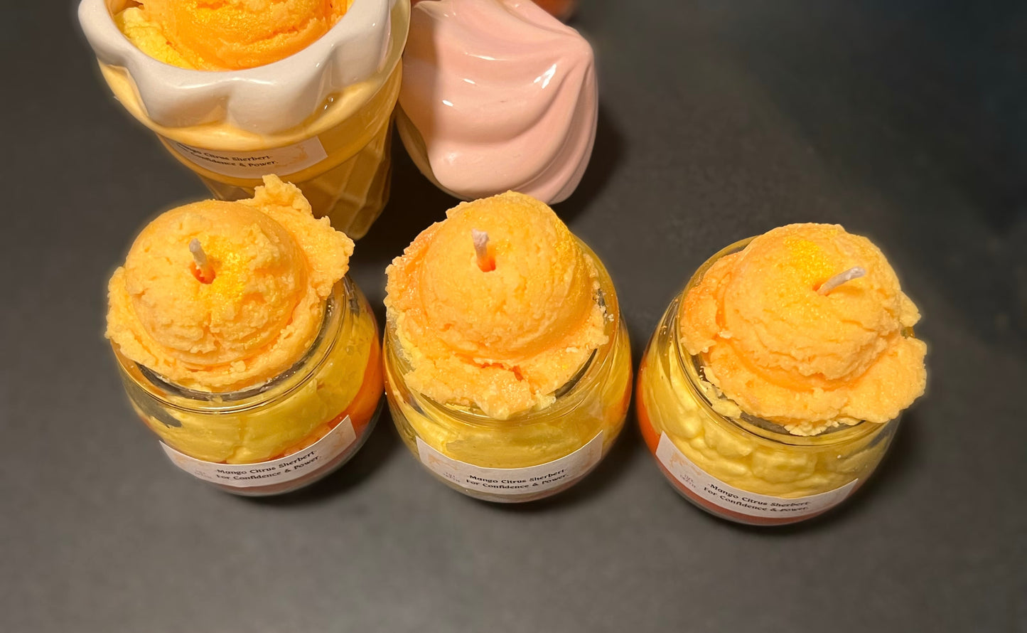 Ice cream candle