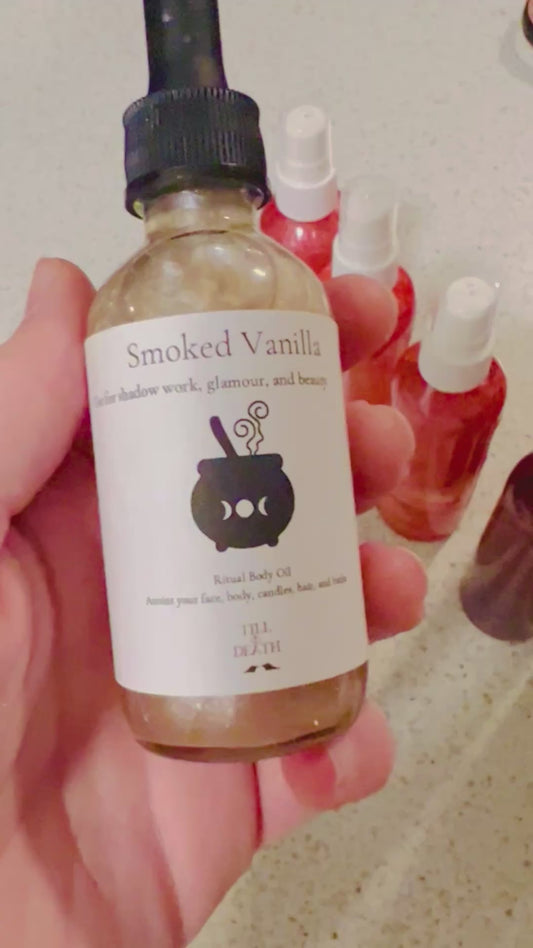 Smoked vanilla ritual oil