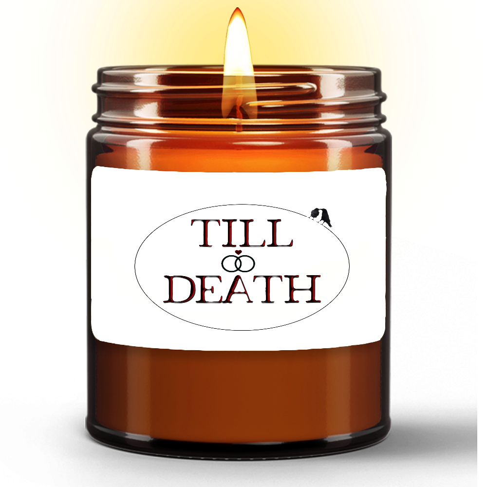 Natural Wax Candle in Amber Jar (9oz)